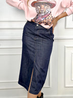 FALDA DENIM RECTA