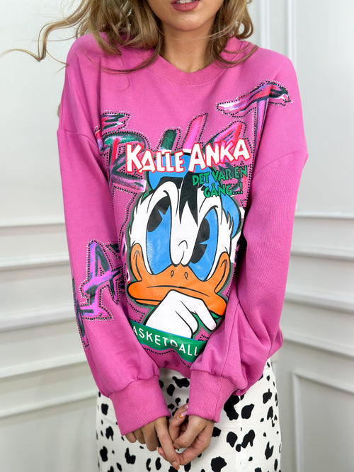 SUDADERA PATO DONAL PINK